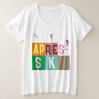 Bloco de Cores do Retro Skiers de Après-ski