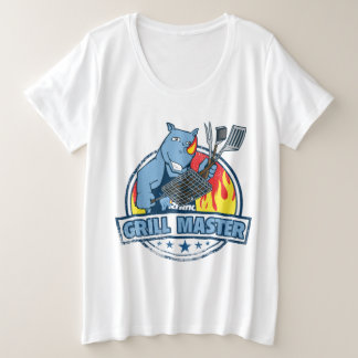 Camiseta Plus Size Blue Rhino "Grill Master"