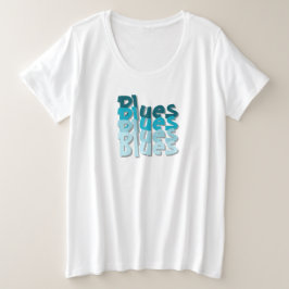 Camiseta Plus Size Blues T-Shirt