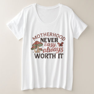 Camiseta Plus Size Bonita arte de mães