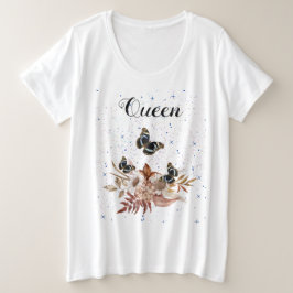 Camiseta Plus Size Bouquet floral blooming garden