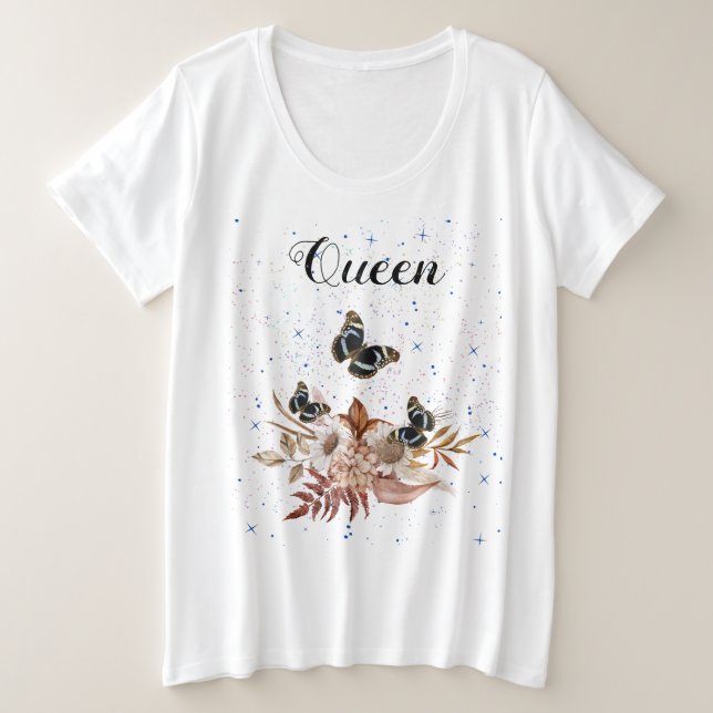 Camiseta Plus Size Bouquet floral blooming garden (Frente do Design)