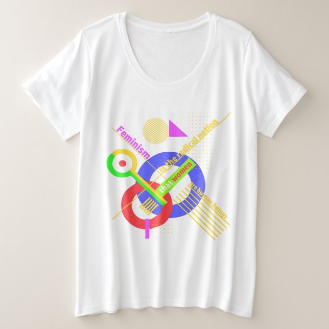 Camiseta Plus Size Brahaus (Frente do Design)