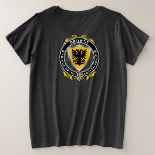 Camiseta Plus Size Browne Irish Shield Crachá Plus T-Shirt