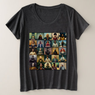 Camiseta Plus Size Buda Cotação: Medite, não seja descuidado