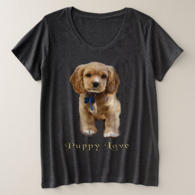 Camiseta Plus Size Cachorro (Frente do Design)