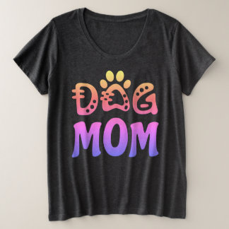 Camiseta Plus Size Cachorro Mãe