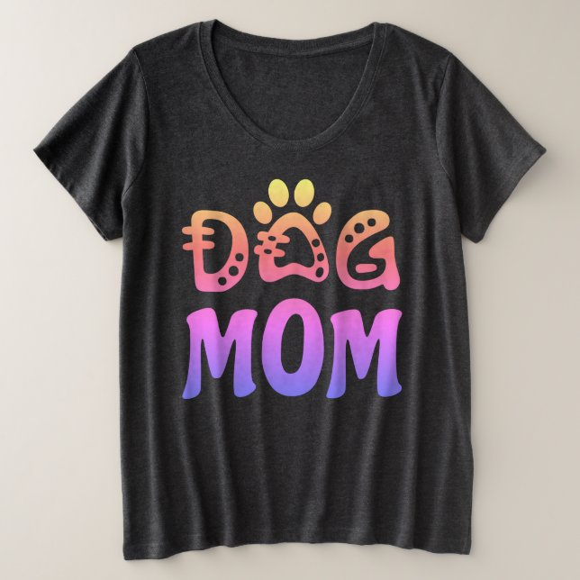 Camiseta Plus Size Cachorro Mãe (Frente do Design)