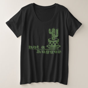 Camiseta Plus Size Cactos não é um cacto engraçado