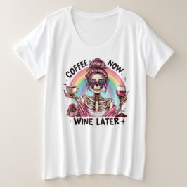 Camiseta Plus Size Café