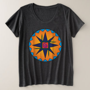 Camiseta Plus Size Camarão Vermelho - Chão Escuro (1x-4x)