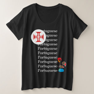 Camiseta Plus Size Camisola portuguesa