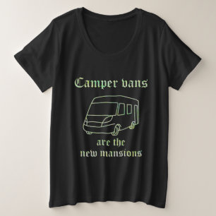 Camiseta Plus Size Camper Vans New Mansions YG Irid.