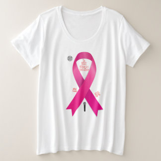 Camiseta Plus Size Cancer