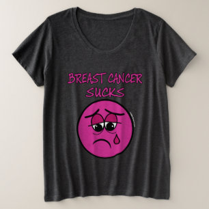 Camiseta Plus Size CANCER da mama