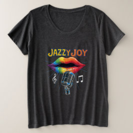 Camiseta Plus Size cantor jazz