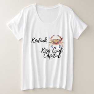 Camiseta Plus Size Capital do Caranguejo de Kodiak