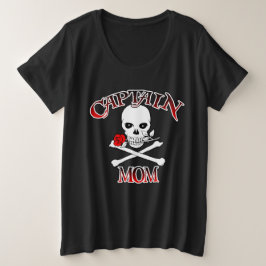 Camiseta Plus Size Capitão Mãe