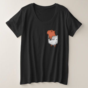 Camiseta Plus Size Capybara Gift Men Cute Capybara Lover Capybara