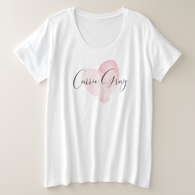 Camiseta Plus Size Carrie Cinza Plus Tee (Frente do Design)