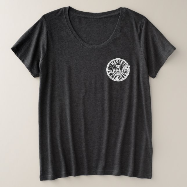 Camiseta Plus Size Cartão Nesset Plus Canto da Frente (Frente do Design)
