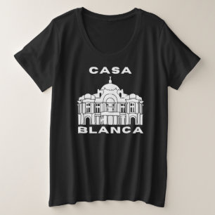Camiseta Plus Size Casa Blanca, Casa Branca