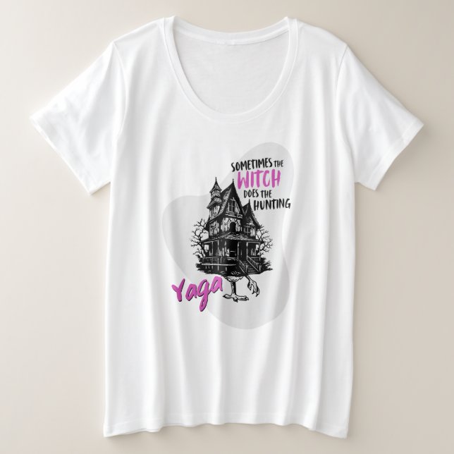 Camiseta Plus Size Casa Yaga (Frente do Design)