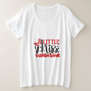 Camiseta Plus Size Casal Presente Pequena Senhorita Namorados