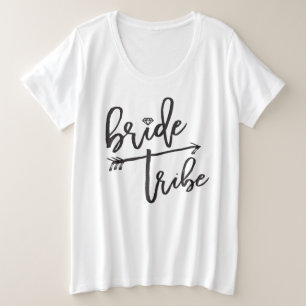 Camiseta Plus Size Casamento de Na moda do partido noivo da noiva Dia