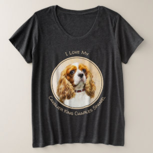 Camiseta Plus Size Cavalier King Charles Spaniel Original
