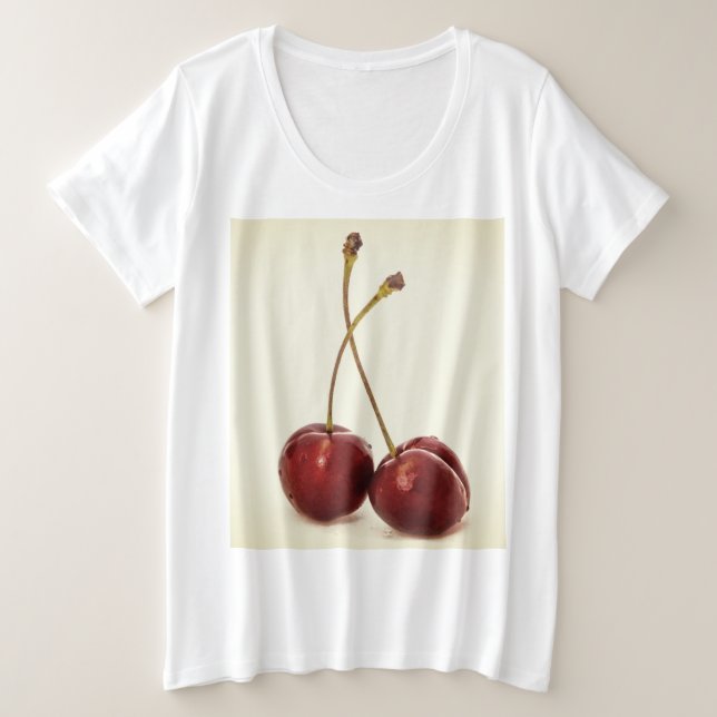 Camiseta Plus Size Cherry (Frente do Design)