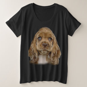 Camiseta Plus Size Cocker Spaniel