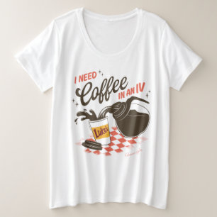 Camiseta Plus Size Coffee IV Cote de Gilmore Girls Luke