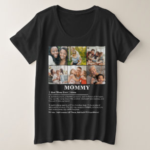 Camiseta Plus Size Colagem de Fotografias Personalizada Definição 6 d