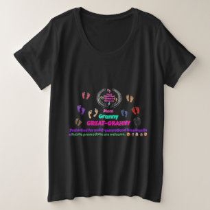 Camiseta Plus Size Comemorativa 2025 Bisavó