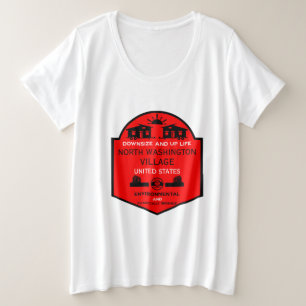 Camiseta Plus Size Comunidades de Casa Pequena Editáveis