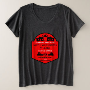Camiseta Plus Size Comunidades de Casa Pequena Editáveis