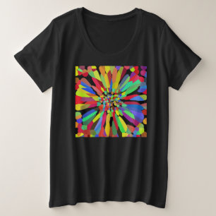Camiseta Plus Size Confetti Flower