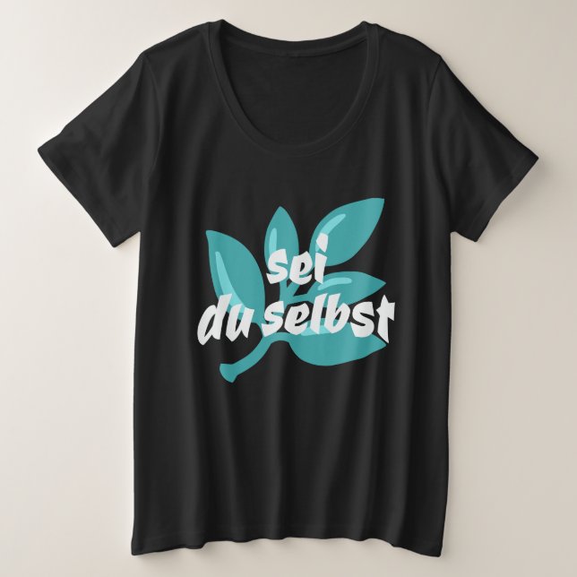 Camiseta Plus Size Conheces a Ti Mesmo (Frente do Design)