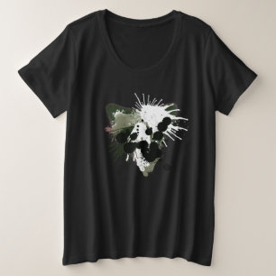 Camiseta Plus Size Coração Ama Aquarela Pintor Pintor Pintor Pintor P