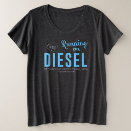 Camiseta Plus Size Correndo com T-shirt a diesel até 4x