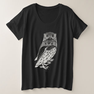 Camiseta Plus Size Corujas bonitas