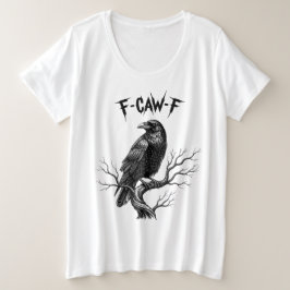 Camiseta Plus Size Corvo - F-Caw-F