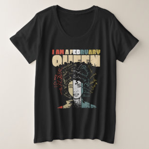 Camiseta Plus Size Cota do Mês da História Negra, Rainha do Melanina