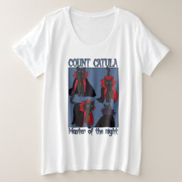 Camiseta Plus Size Count Catula Master of the Night
