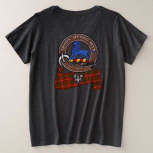 Camiseta Plus Size Crachá Bruce Clan T-Shirt