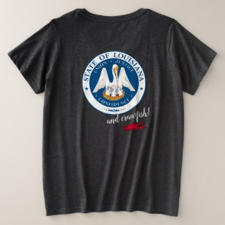 Camiseta Plus Size Crawfish da Louisiana