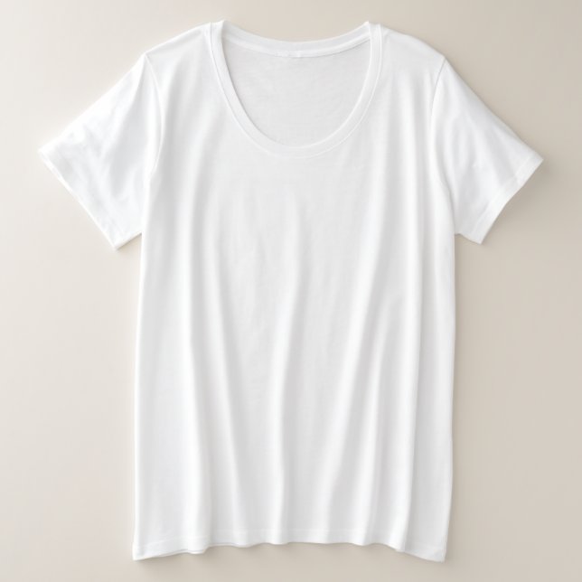 Camiseta Plus Size Crie o Seu Próprio (Frente do Design)