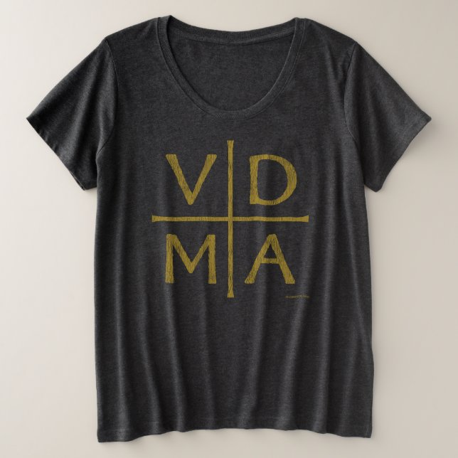 Camiseta Plus Size Cruz da Reforma de Lutero (Frente do Design)