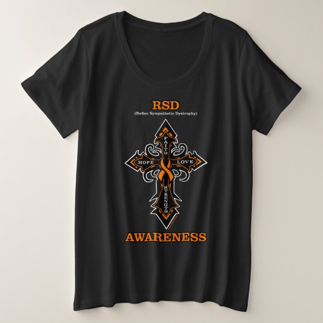 Camiseta Plus Size Cruzamento/Consciência...RSD (Frente do Design)